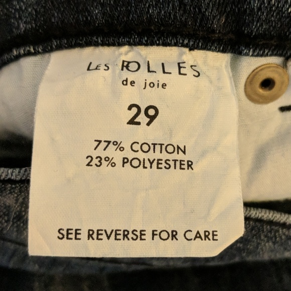 Les Folles de Joie jeans, size 29 - Picture 7 of 8